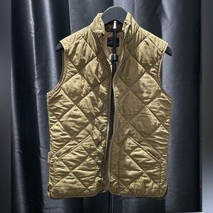 J. Crew Men's Quilted Khaki Vest